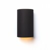 RENDL RON W 15/25 nástěnné svítidlo Polycotton černá/bílé PVC 230V E27 15W R14544