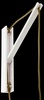 Segula 80530 SET Pinocchio nástěnné svítidlo bílá s jutovým kabelem - E27