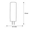 Segula 55761 LED G4 kapsle čirá G4 2,5 W (21 W) 200 Lm 2700 K