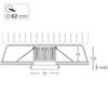 Svítidlo SLC SQUARY R62 BL 650TED 930 IP54 36d