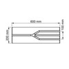 SLC profil pro pásky DL 1-3 track Y modul sádrokarton