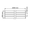 SLC profil pro pásky DL 3 track sádrokarton