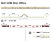 SLC LED pásek do kanceláře 16W/m 2800lm/m 4000K Ra80 IP20 5m