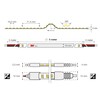 LED pásek SLC LED STRIP TW 196 5M 10MM 14,4W 1210LM 822-65 IP54