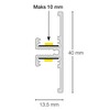 SLC profil Pro G Deco 2m hliník