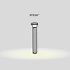 SLC LED venkovní sloupkové svítidlo Faro 975mm Bollard černé 2323lm 2700/3200/4000K Ra80 nastavitelná intenzita IP66 360