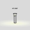 SLC LED venkovní sloupkové svítidlo Faro 475mm Bollard černé 2323lm 2700/3200/4000K Ra80 nastavitelná intenzita IP66 360