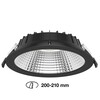 SLC vestavné LED svítidlo Shift pr.200-210 mm černé 2400lm 3000/4000K Ra80 bez driveru IP54/IP40 UGR19