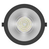 SLC vestavné LED svítidlo Shift pr.200-210 mm černé 2400lm 3000/4000K Ra80 bez driveru IP54/IP40 UGR19