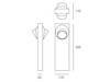 Artemide venkovní LED sloupek Ciclope Floor 50 Bilaterale 13 W 220-240 V 3000K