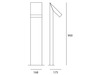 Artemide venkovní LED svítidlo Chilone Floor 90 8W 220-240V 3000K