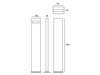 Artemide venkovní LED sloupek Nuda 100 14 W 220-240 V 3000K antracit