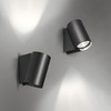 Artemide nástěnné svítidlo Oblique Wall 23 W 3000K antracit