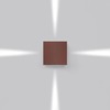 Artemide venkovní nástěnné svítidlo Effetto 14 Square 11 W 220-240 V 3000K 4 úzké paprsky rez