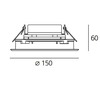 Artemide vestavné LED svítidlo Ego Flat 150 6 W 3000K kulaté