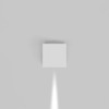 Artemide venkovní nástěnné svítidlo Effetto 14 Square 4,5 W 3000K úzký paprsek antracit