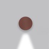 Artemide venkovní nástěnné svítidlo Effetto Round 1 4,5 W 220-240 V 3000K rust