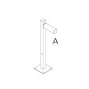 Artemide venkovní svítidlo Walking Pole 900 Architectural Outdoor 1 hlavice 90 cm