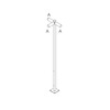 Artemide venkovní svítidlo Walking Pole 2500, 3x180° hlavic, 250 cm