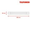 BRILONER TELEFUNKEN LED skříňkové svítidlo 60 cm 24W 2700lm bílé TF 204706TF