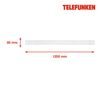 BRILONER TELEFUNKEN LED stropní svítidlo 120 cm 50W 5500lm bílé TF 204806TF