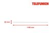 BRILONER TELEFUNKEN CCT skříňkové svítidlo, 118,5 cm, 14 W, 1400 lm, bílé TF 204906TF
