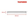 BRILONER TELEFUNKEN LED skříňkové svítidlo 54,5 cm 6,5W 700lm šedá TF 205104TF