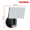 BRILONER TELEFUNKEN LED venkovní svítidlo 24 cm 16W 1600lm černá TF 304305TF