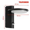 BRILONER TELEFUNKEN LED venkovní svítidlo 18,7 cm 10W 1200lm černá TF 312505TF