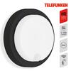 BRILONER TELEFUNKEN LED venkovní nástěnné svítidlo s čidlem, pr. 17 cm, 12 W, černá TF 315305TF