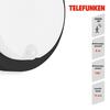 BRILONER TELEFUNKEN LED venkovní nástěnné svítidlo s čidlem, pr. 17 cm, 12 W, černá TF 315305TF