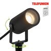 BRILONER TELEFUNKEN zahradní bodové svítidlo, ochrana proti tryskající vodě, nastavitelné 322405TF