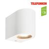 BRILONER TELEFUNKEN venkovní nástěnné svítidlo, ochrana proti stříkající vodě, bílé 322906TF