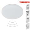BRILONER TELEFUNKEN LED stropní svítidlo s čidlem, pr. 29 cm, 12 W, bílé IP44 TF 601506TF