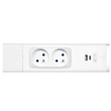 Ecolite Kuchyňské SMD svítidlo vč. zásuvek + USB 18W 2350lm 60,5cm TL3191-LED18W