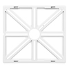 Ecolite LED svítidlo čtverec 40W 50cm CCT 4800lm IP40 bílý lem W008S-CCT/40W/BI