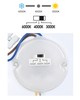 Ecolite LED stropní svítidlo kruh 32W 2680lm CCT IP44 bílé WCLR-32W/CCT