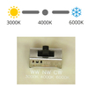 Ecolite Stropní LED svítidlo HF pohybový senzor a EM nouzové 16W 1300lm CCT IP66 IK10 WHST706/HF/EM-16W/CCT