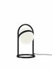 VÝPRODEJ VZORKU WOFI Stolní lampa Avignon 1x 10,5W LED 1100lm 3000K černá 8046-102