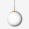 LUCIS závěsné svítidlo POLARIS ZKS 5,8W LED 3000K sklo černá opál DALI ZKS.L1.200.61M DALI2