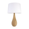 VÝPRODEJ VZORKU ZUMALINE Stolní lampa TUREEN 4112245 dřevo, látka 1xE27 60W 35cm