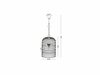 ACA Lighting Vintage závěsné svítidlo AD80391P