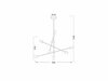VÝPRODEJ VZORKU ACA Lighting Vintage závěsné svítidlo OD680107BK