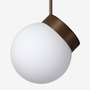 LUCIS závěsné svítidlo POLARIS ZTR 8,4W LED 3000K sklo bronz opál ZTR.L1.200.73M DALI2 DALI