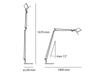 Artemide TOLOMEO LETTURA aluminium  bez podstavce A013900