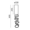 Artemide Decomposé Light stropní - oranžová DOI4600B03