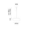 Artemide Itka 35 závěsné DX0060A10