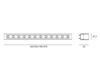 Artemide LineaLed osvětlení stěny 34W - 12d 3000K NL1732310K0