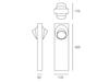 Artemide Ciclope stojací lampa 50 Bilaterale šedá / bílá T081300