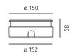 Artemide Ego 150 Flat sklo pochozí EL 3000K kruh T40017ELPTW00